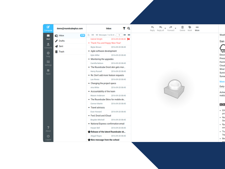 email hosting via cPanel