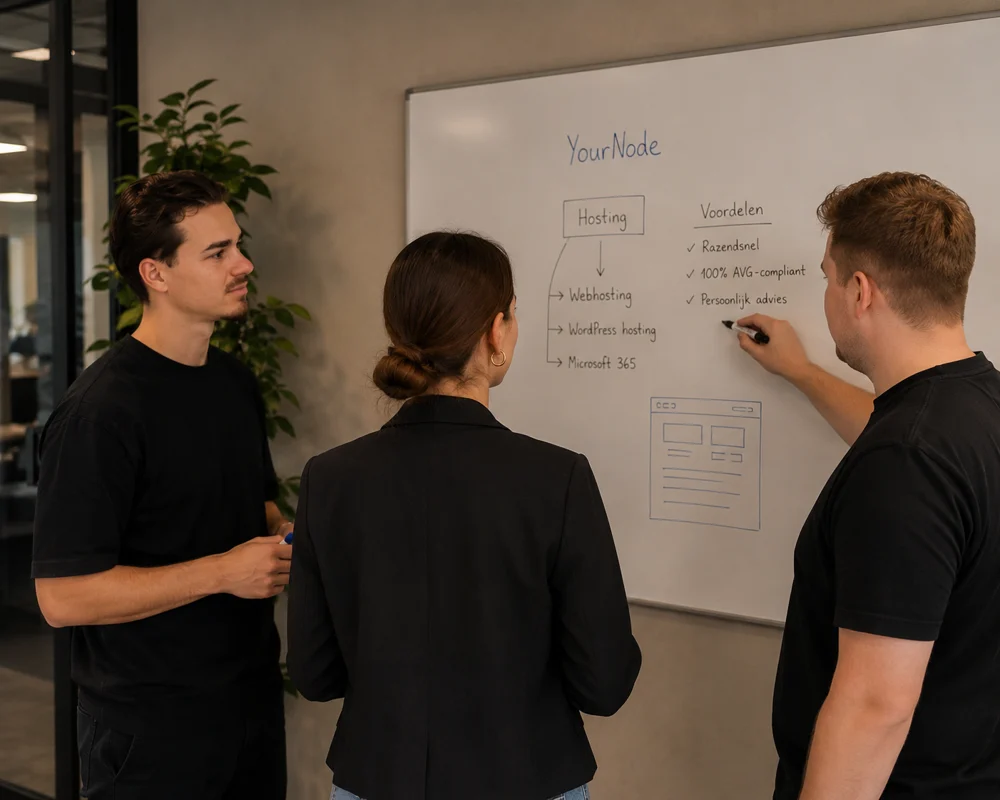 Samen overleggen over een website
