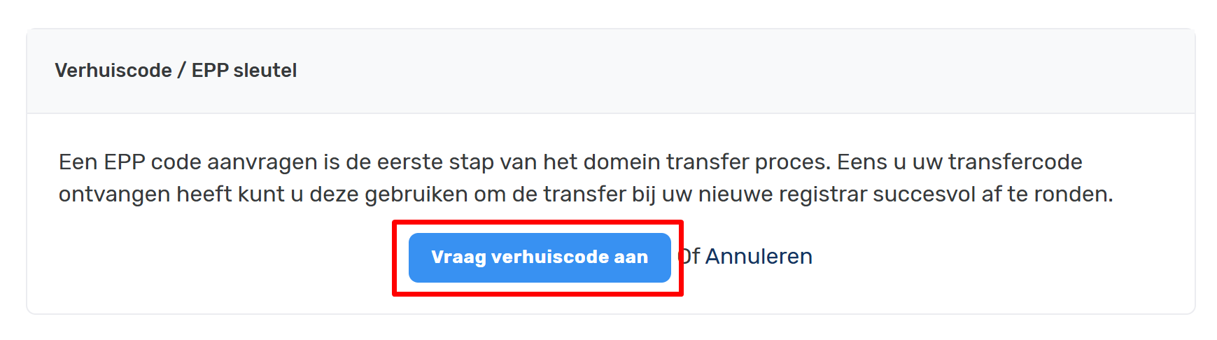 EPP code opvragen
