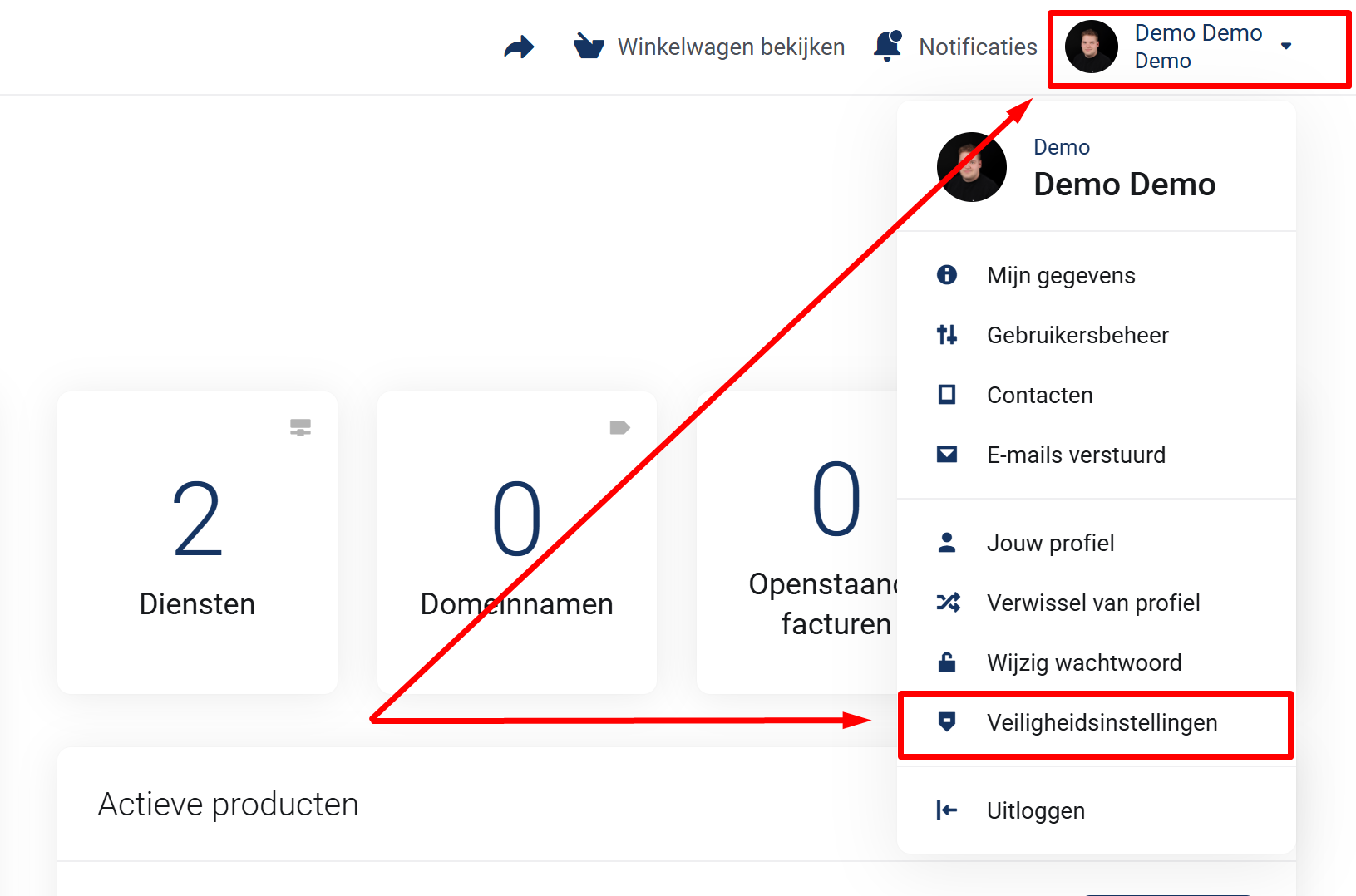 Tweefactorauthenticatie instellen in Mijn YourNode